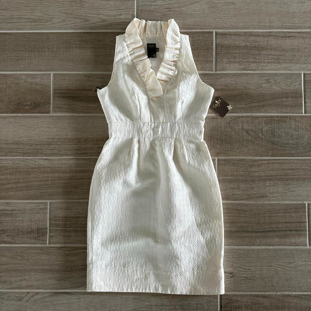 Off White Taylor Dress